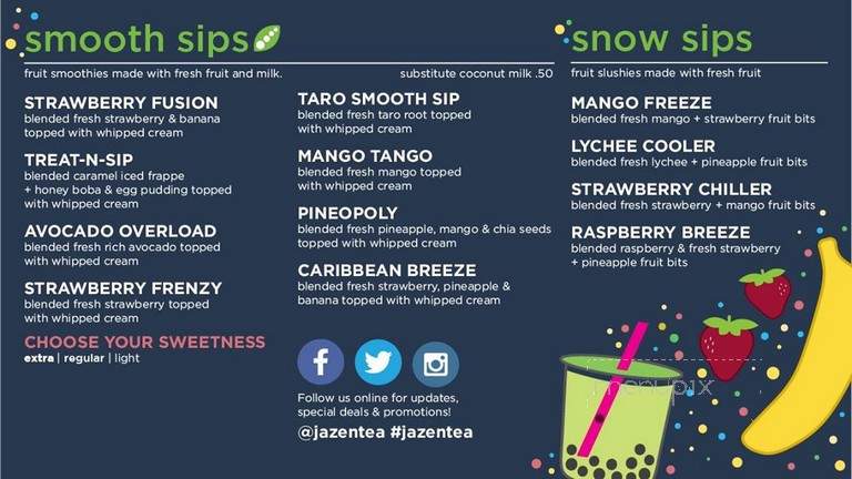 Jazen Tea - Montclair, CA menu_pic