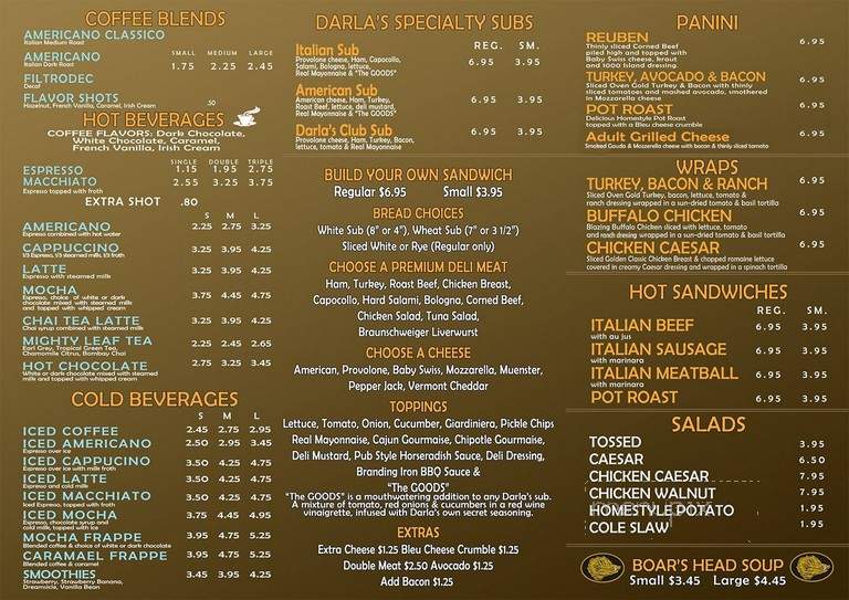 Darla's Deli & Cafe - Tinley Park, IL menu_pic