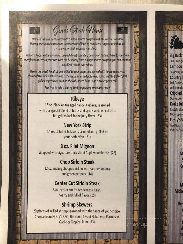 Fiesty B's - Paragould, AR menu_pic