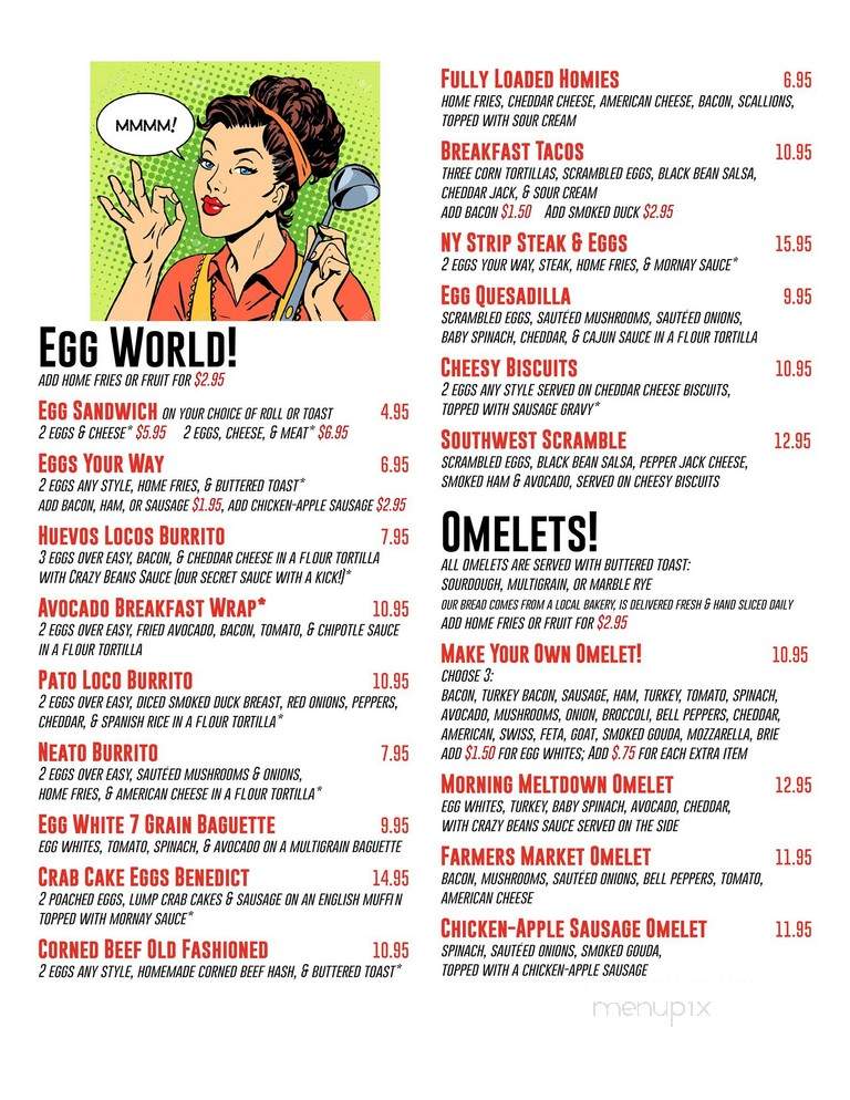Crazy Beans - Miller Place, NY menu_pic