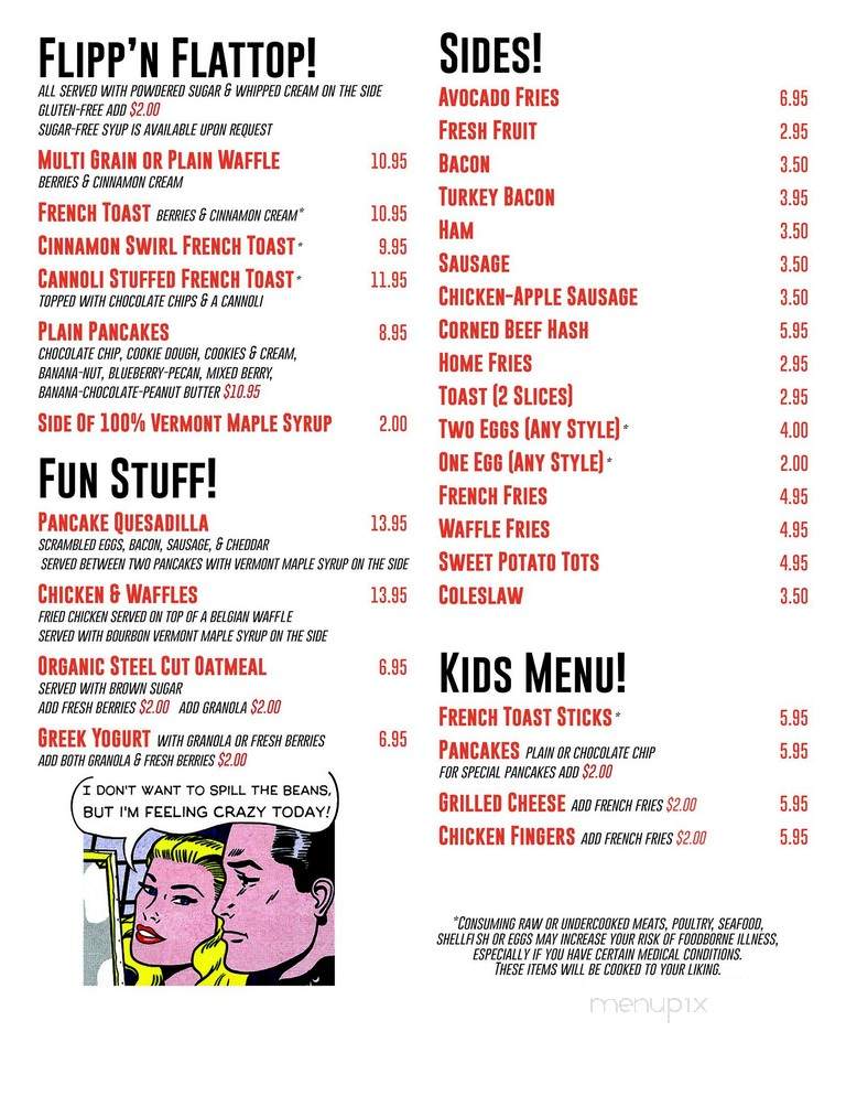 Crazy Beans - Miller Place, NY menu_pic