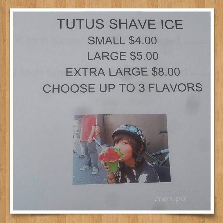 Tutus - Ridgecrest, CA menu_pic