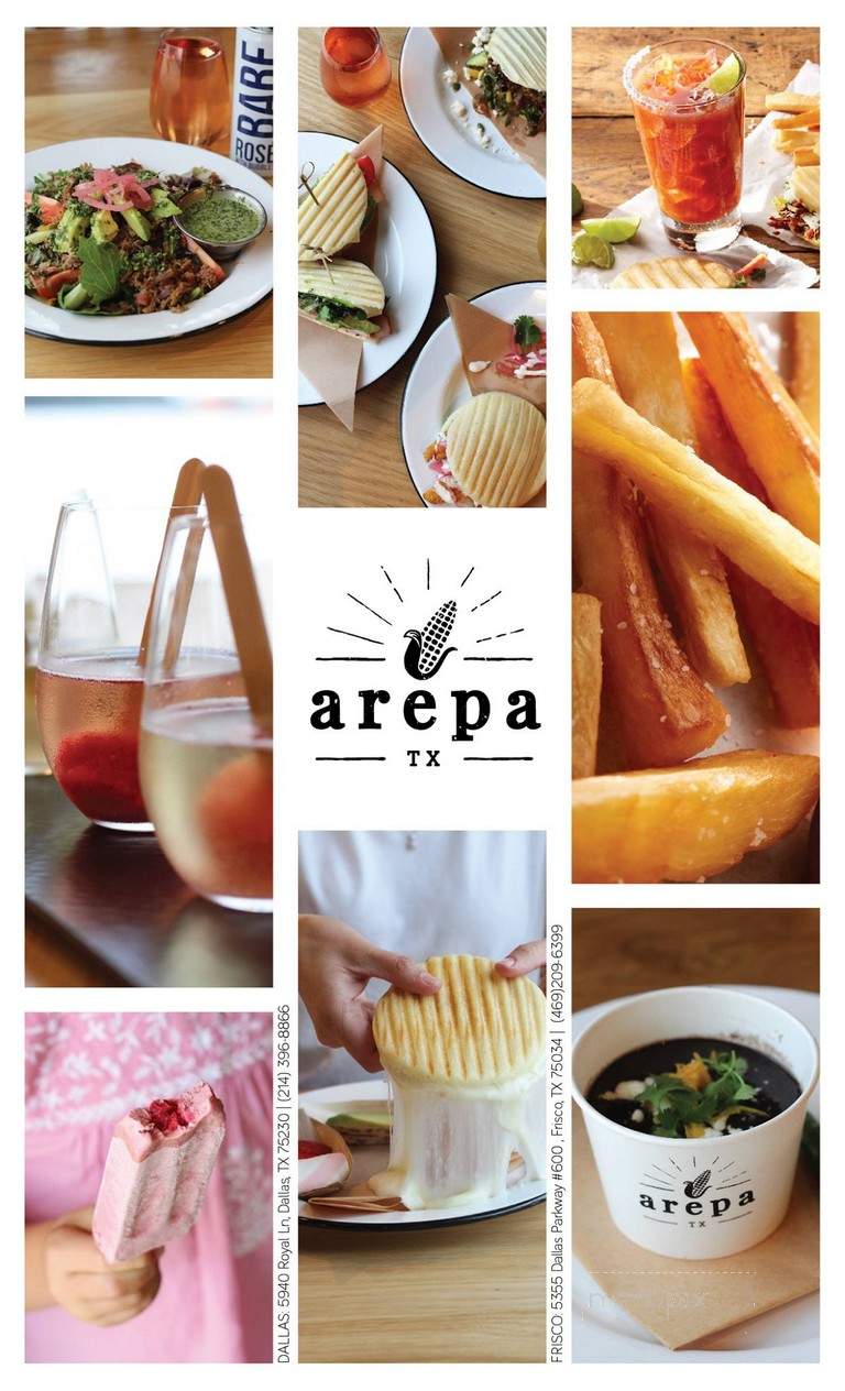 Arepa TX - Dallas, TX menu_pic