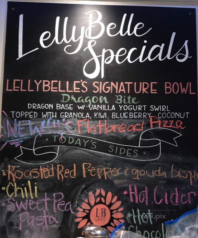 LellyBelle Community Cafe - Shepherdstown, WV menu_pic