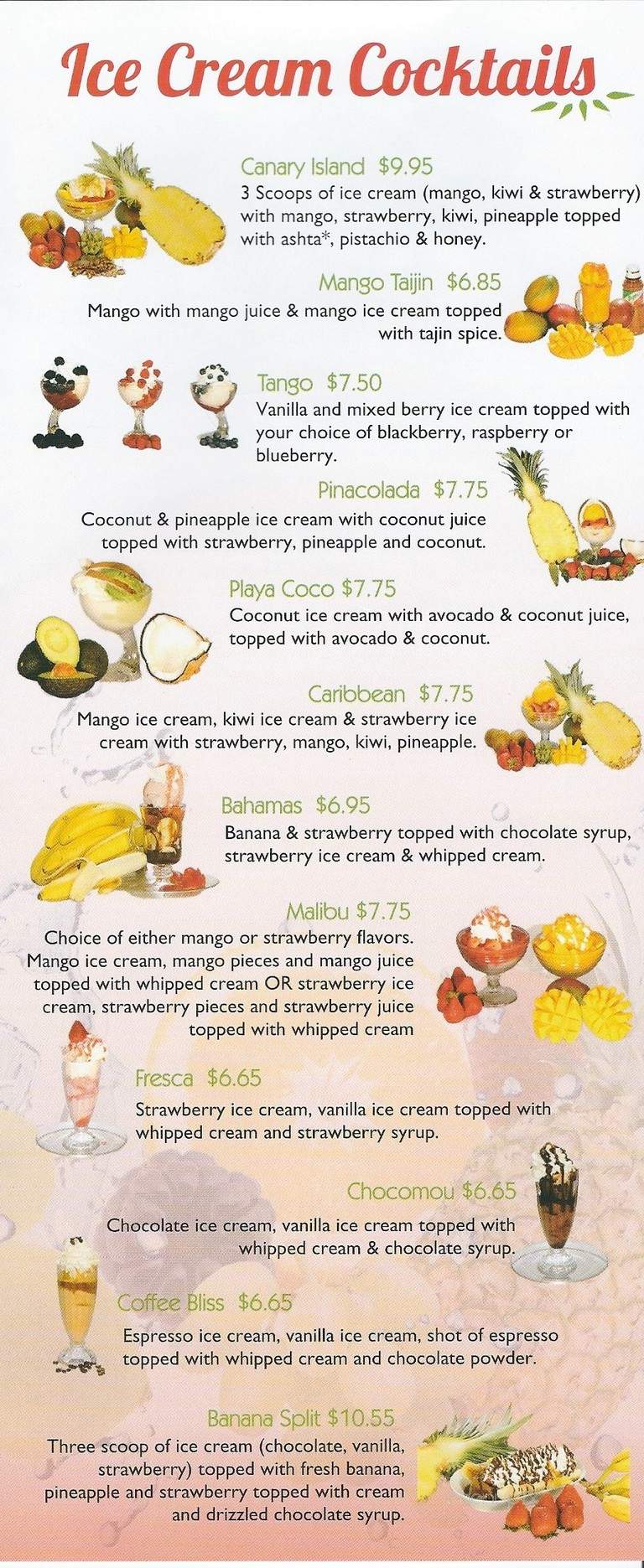 Fruzion - Los Angeles, CA menu_pic