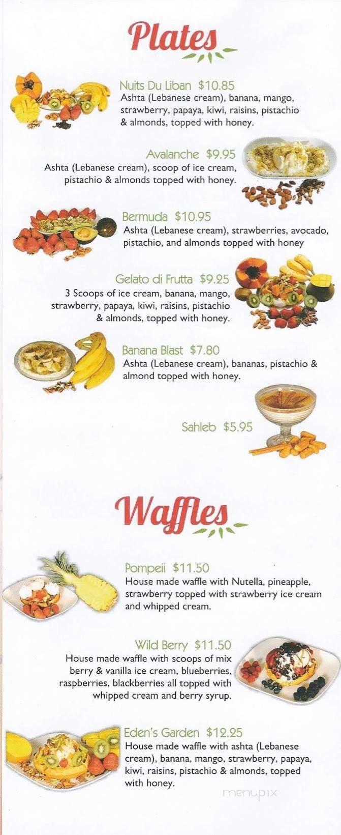 Fruzion - Los Angeles, CA menu_pic