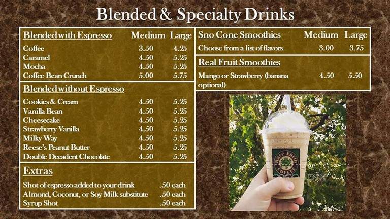 Rare Earth Coffee - Madera, CA menu_pic