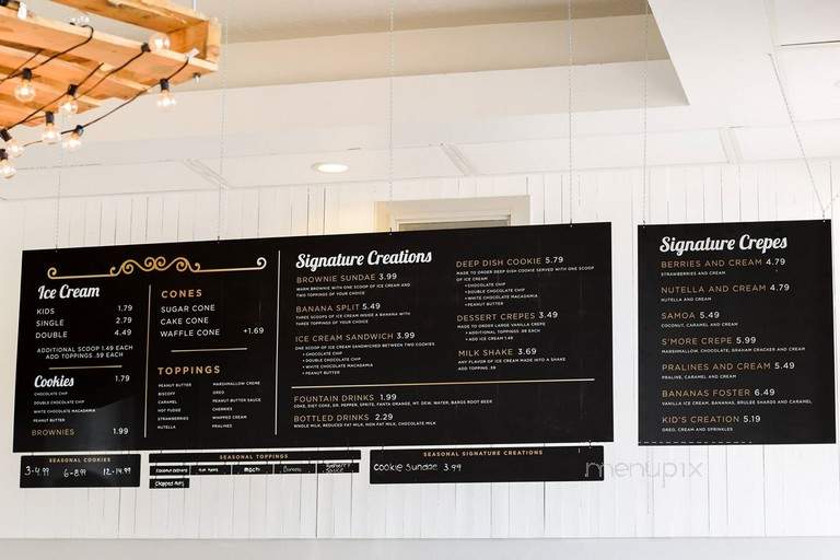 Palette Creamery - Cedar City, UT menu_pic