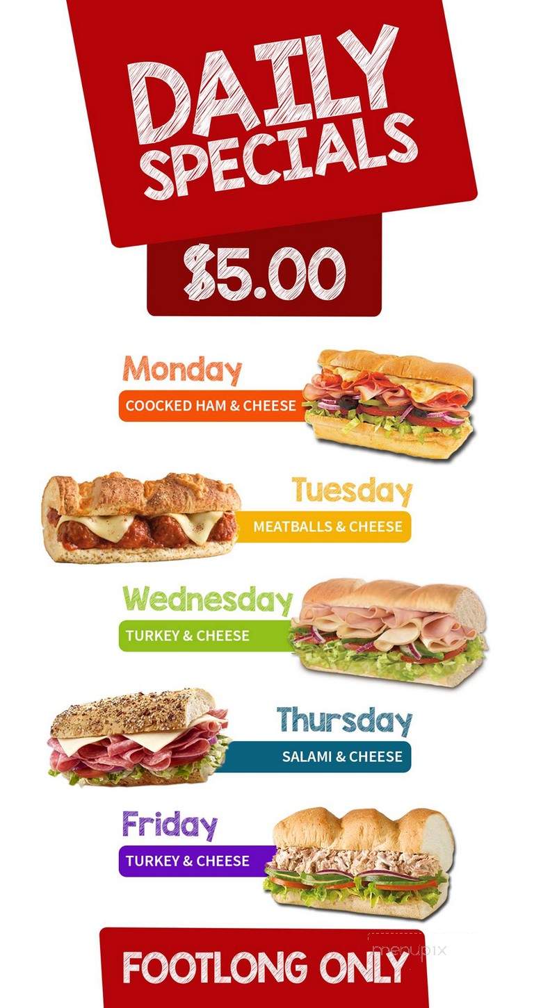 Miami Subs & Cafe - Miami, FL menu_pic