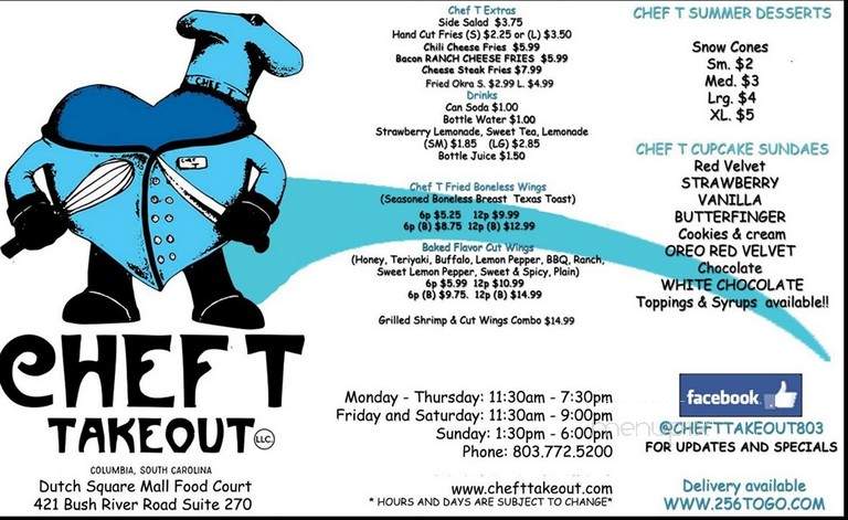 Chef T Takeout - Columbia, SC