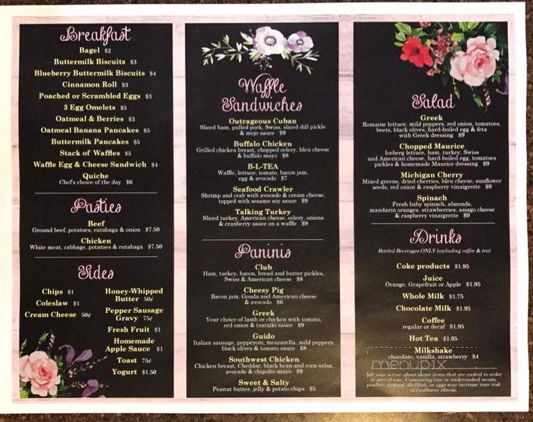 Chef G's - Lapeer, MI menu_pic