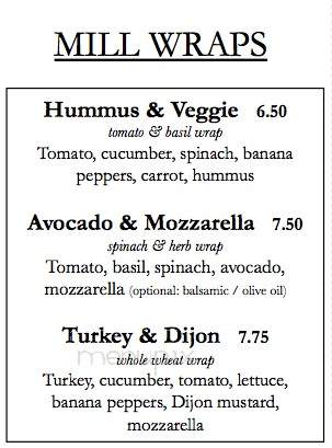 Juice Mill - Bridgewater, MA menu_pic