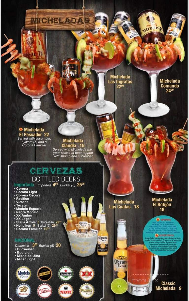 Mariscos El Charco - Elgin, IL menu_pic