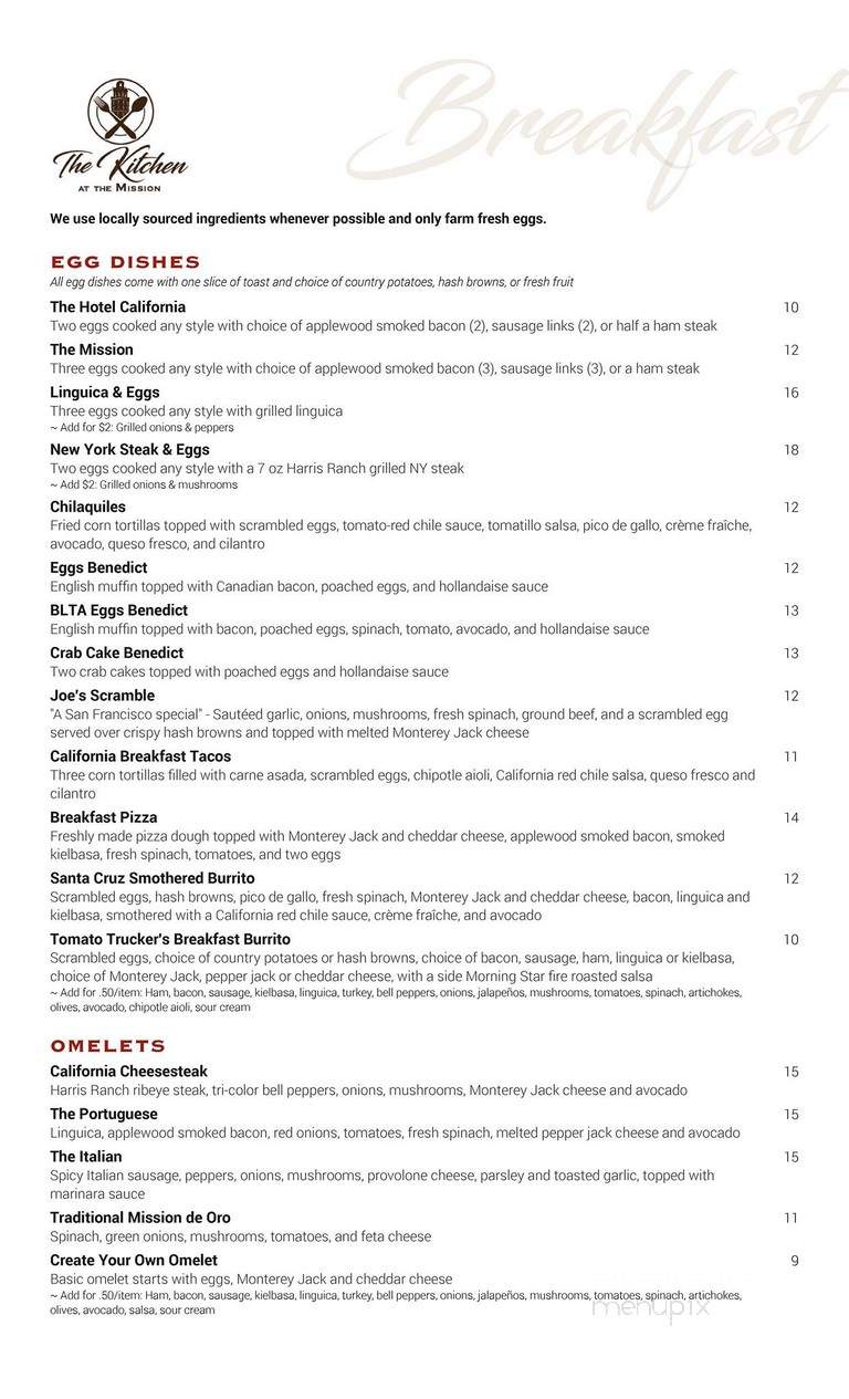 The Kitchen - Santa Nella, CA menu_pic