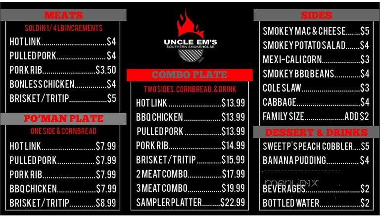 Uncle EM's Southern Smokehouse - Moreno Valley, CA