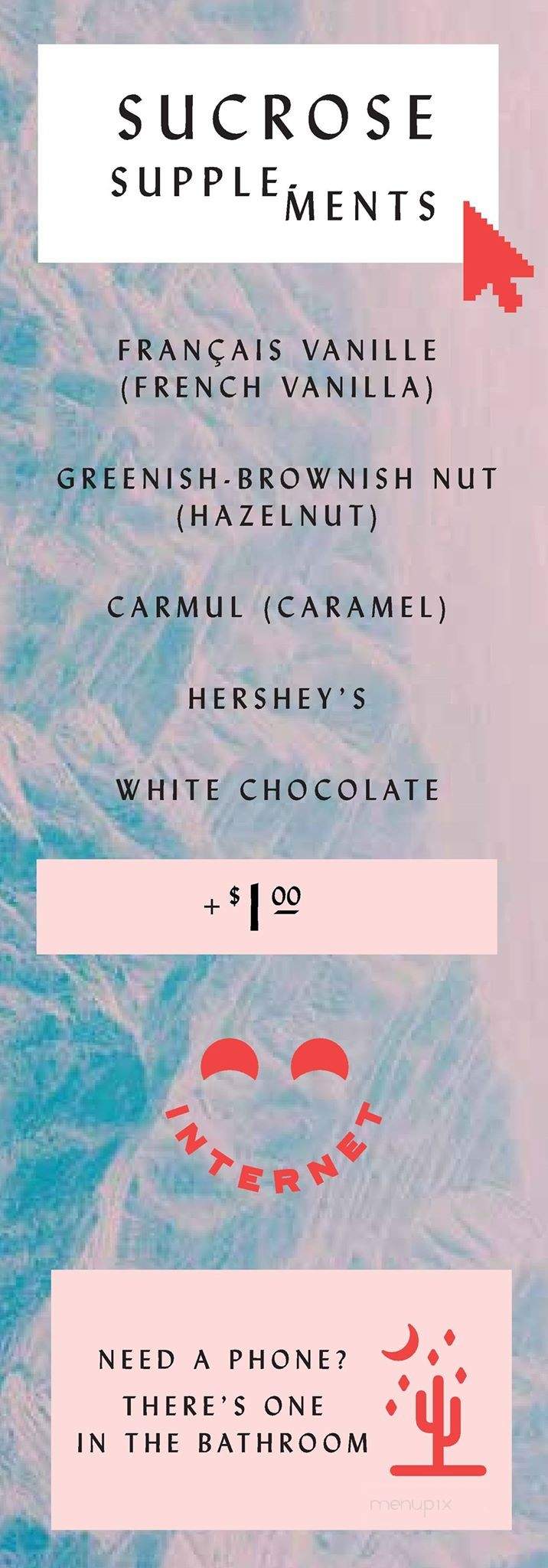 Internet Cafe 2 - Dallas, TX menu_pic