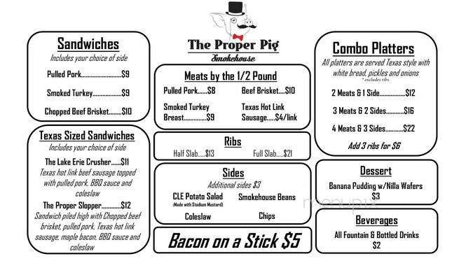 The Proper Pig Smokehouse - Mentor, OH