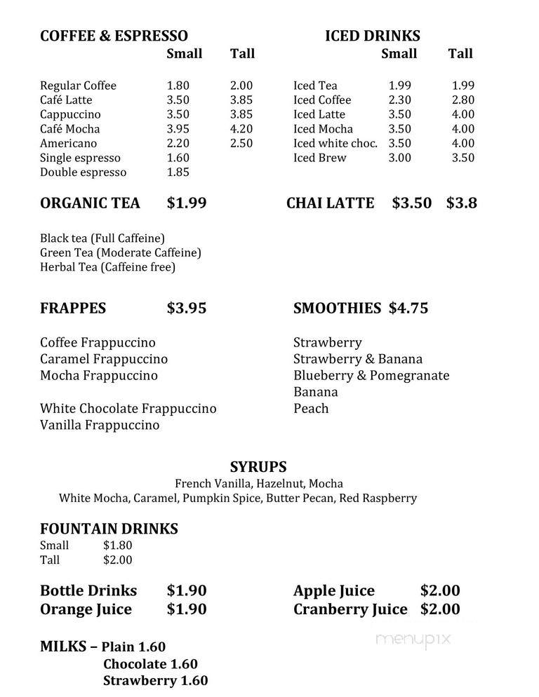 Bagel Crust - State College, PA menu_pic
