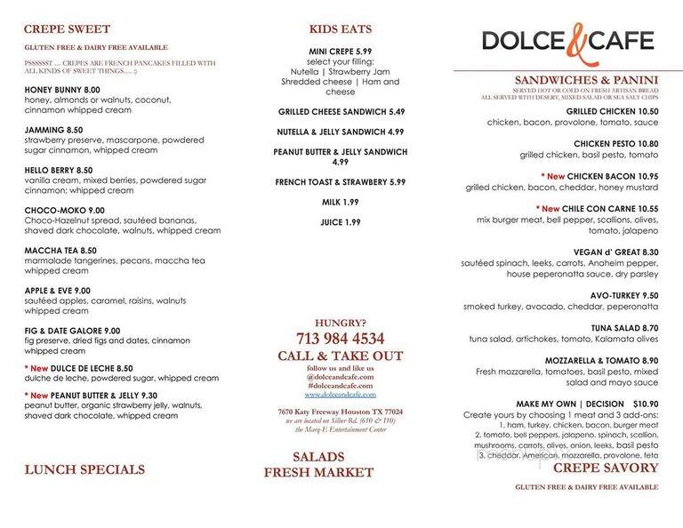 Dolce Bacio Cafe - Houston, TX