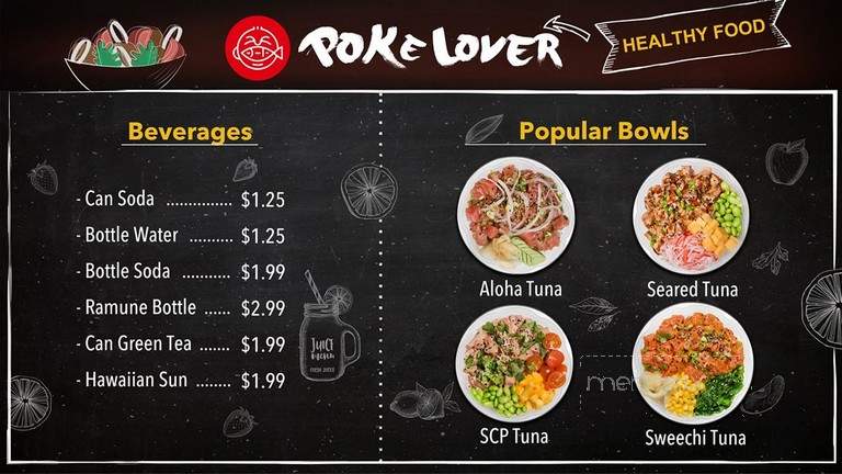 Poke Lover - Seattle, WA menu_pic