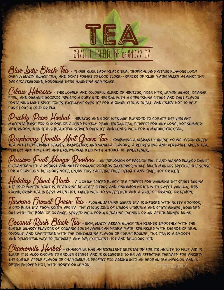 Steep Station - Tampa, FL menu_pic