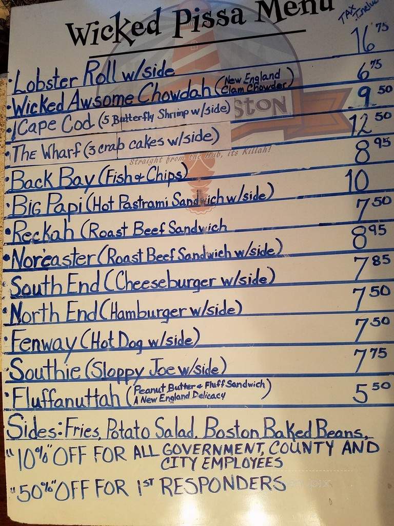 A Bit O'Boston - Golden, CO menu_pic