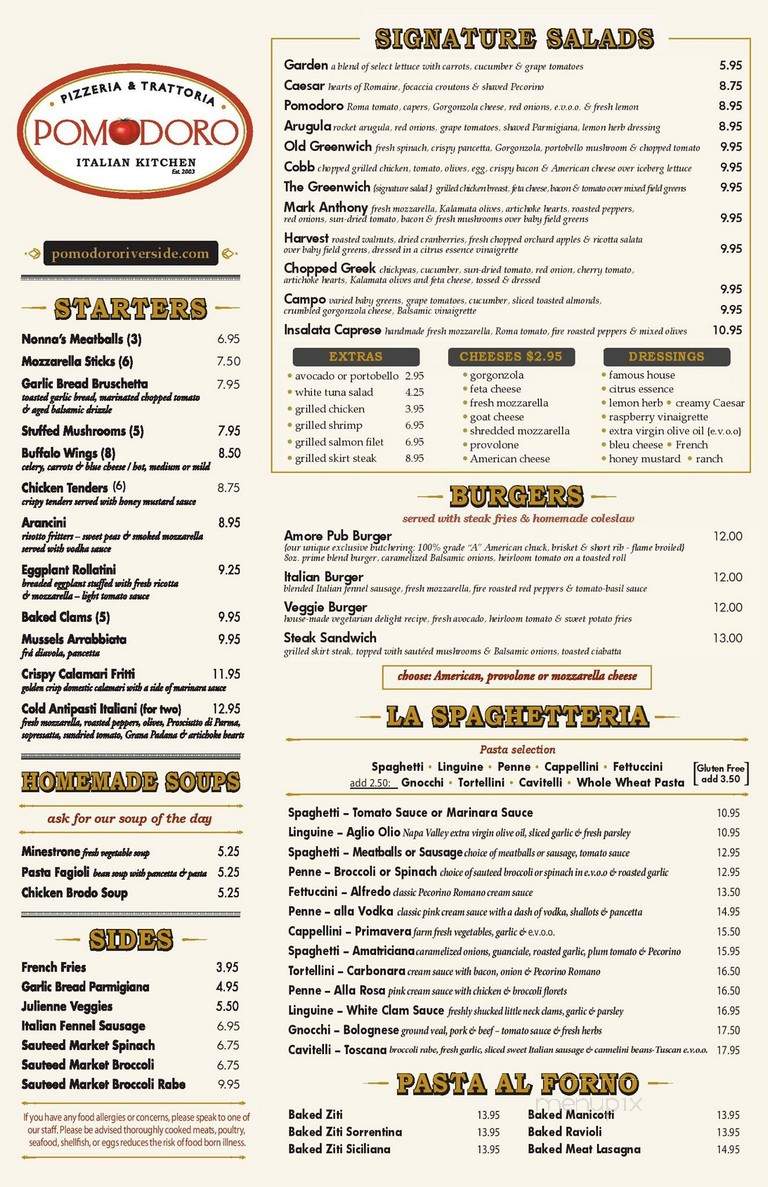 1727 Restaurant - Stamford, CT menu_pic