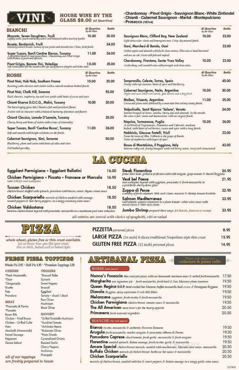1727 Restaurant - Stamford, CT menu_pic