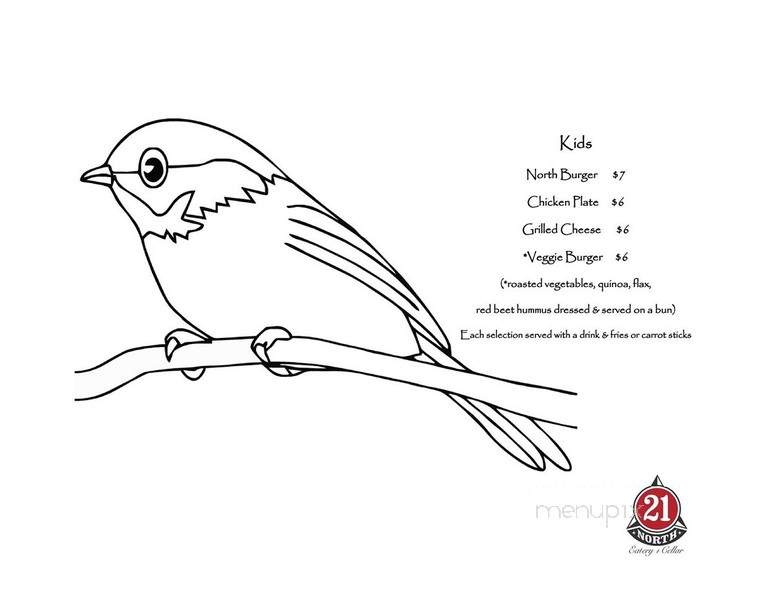 21 North Eatery & Cellar - Martinsville, IN menu_pic