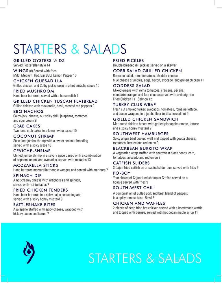 9 Bar & Lounge - Antioch, TN menu_pic