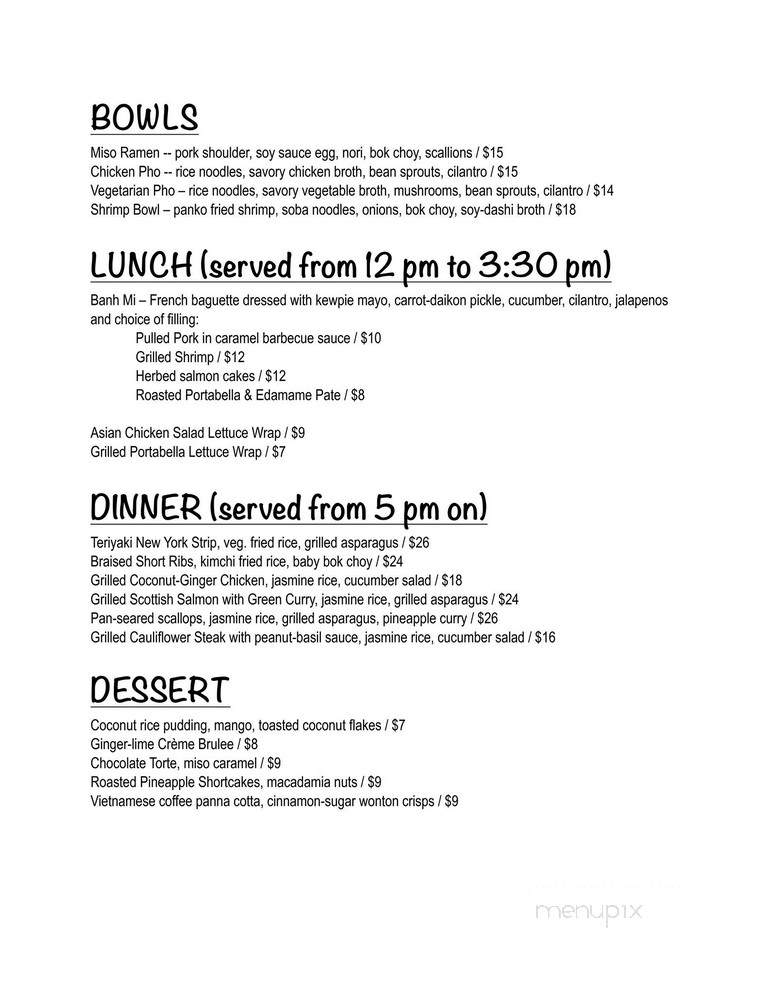 A Different Kitchen - Milton, DE menu_pic