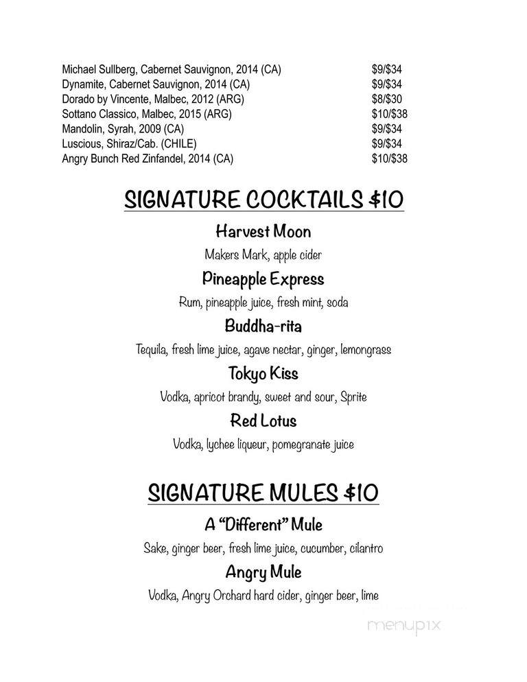 A Different Kitchen - Milton, DE menu_pic