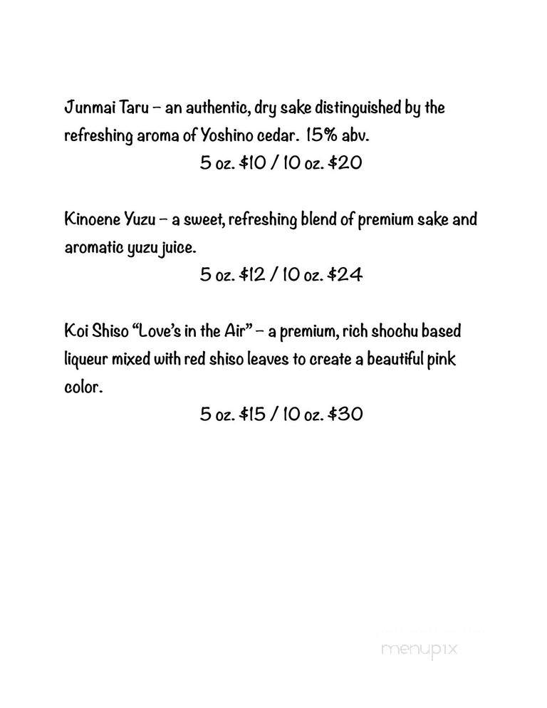 A Different Kitchen - Milton, DE menu_pic
