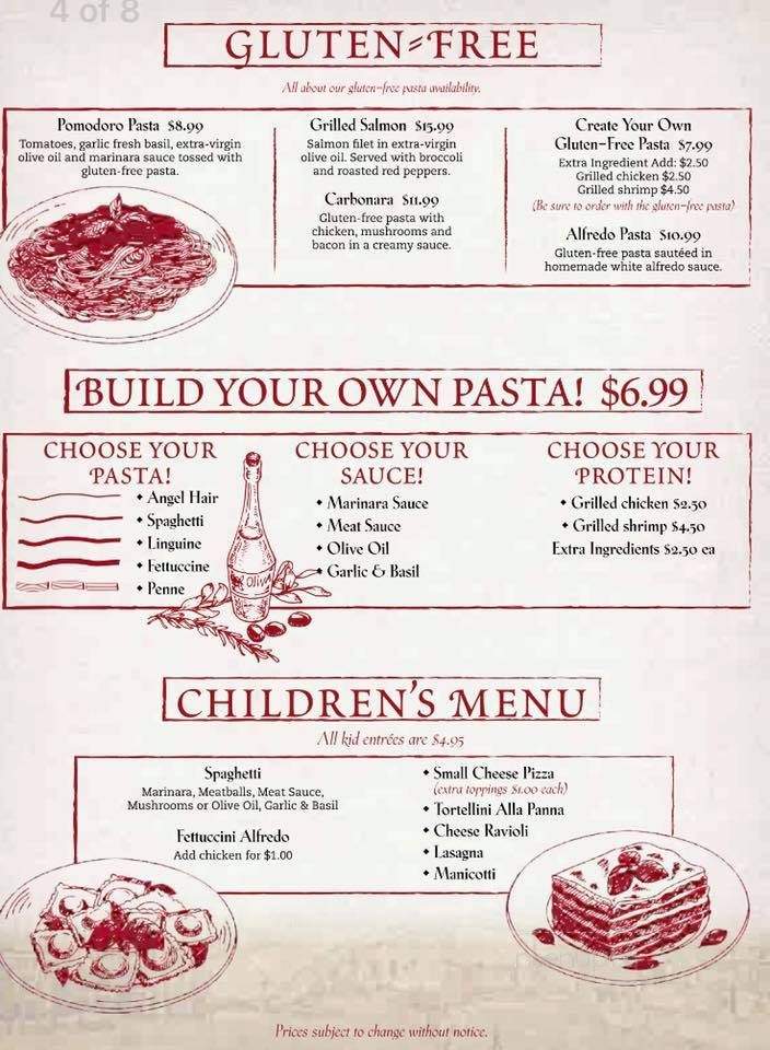 Adriatic Cafe Italian Grill - Tomball, TX menu_pic