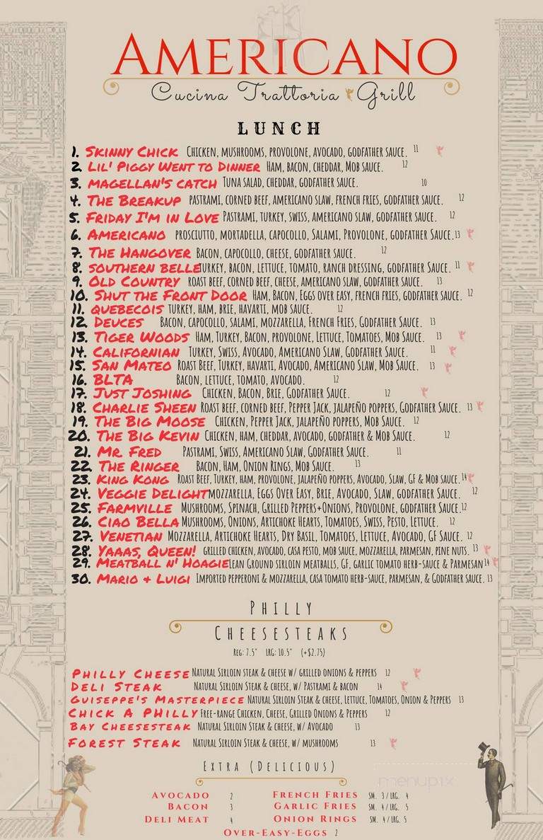 Americano - Livermore, CA menu_pic