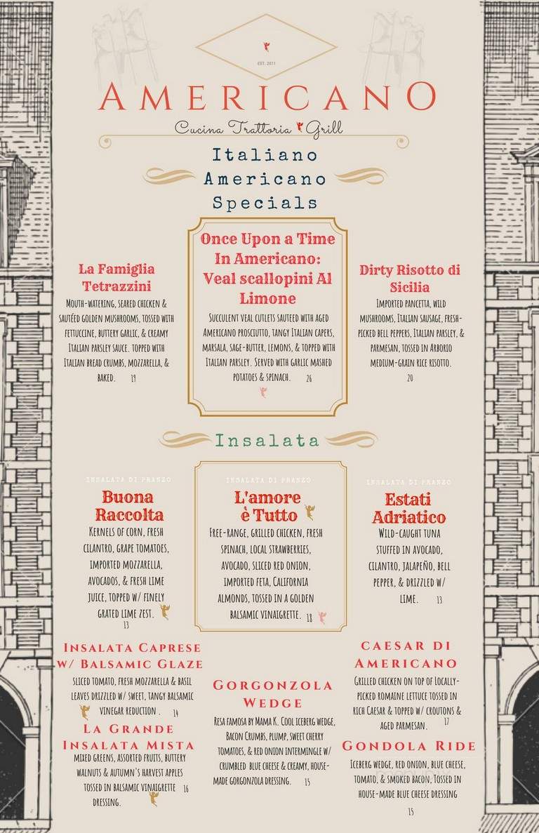 Americano - Livermore, CA menu_pic
