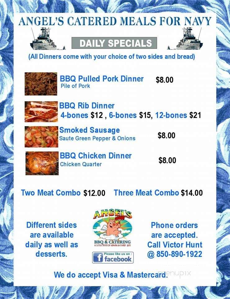 Angel's BBQ and Catering in Panama City - Parker, FL menu_pic