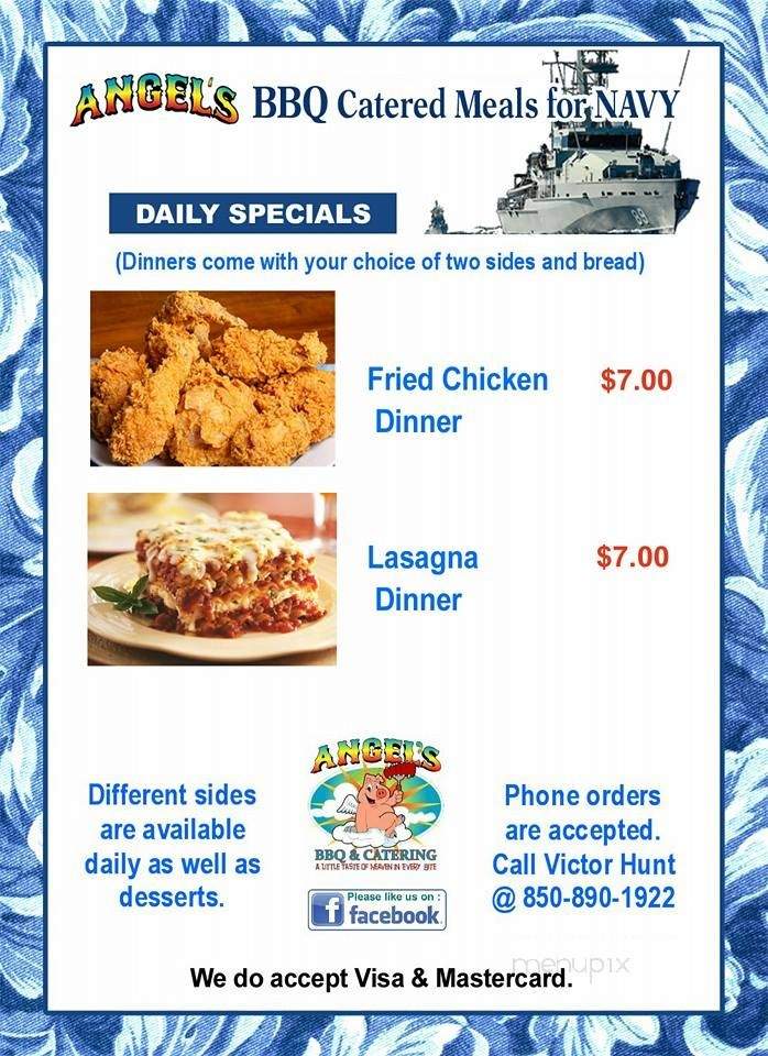 Angel's BBQ and Catering in Panama City - Parker, FL menu_pic