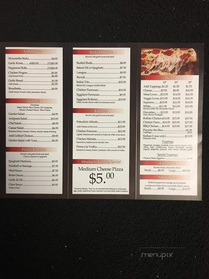 Anthony's Pizza of New Market - New Market, TN menu_pic