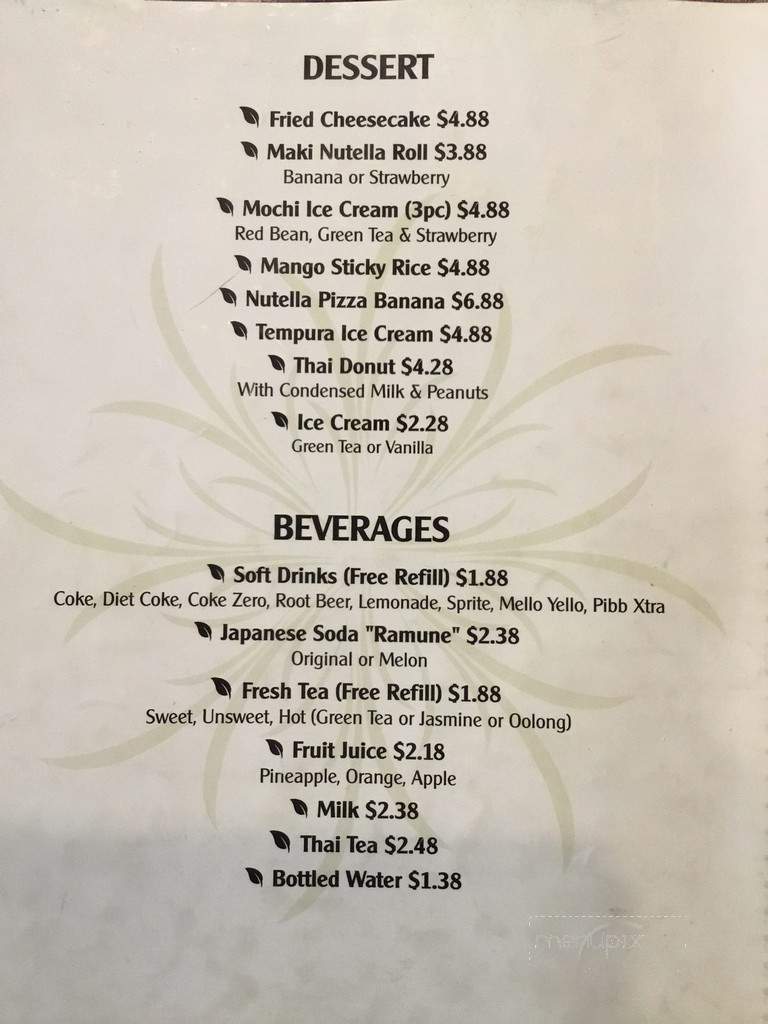Asian Cafe 1 - Johnson City, TN menu_pic