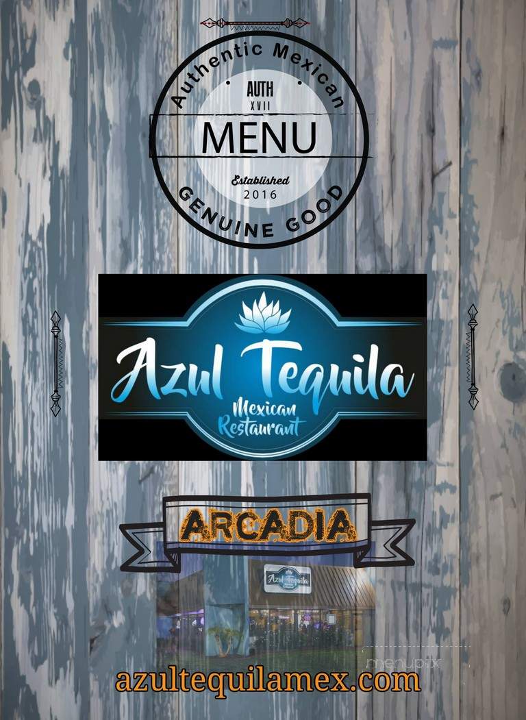 Azul Tequila - Arcadia, FL menu_pic