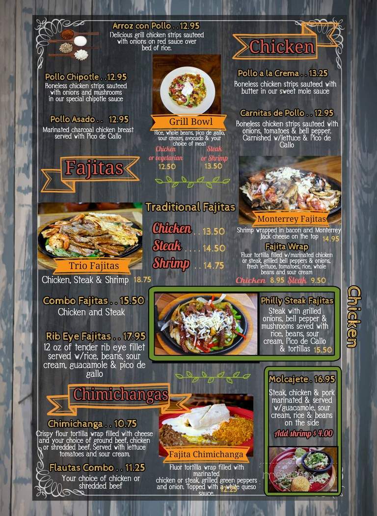 Azul Tequila - Arcadia, FL menu_pic