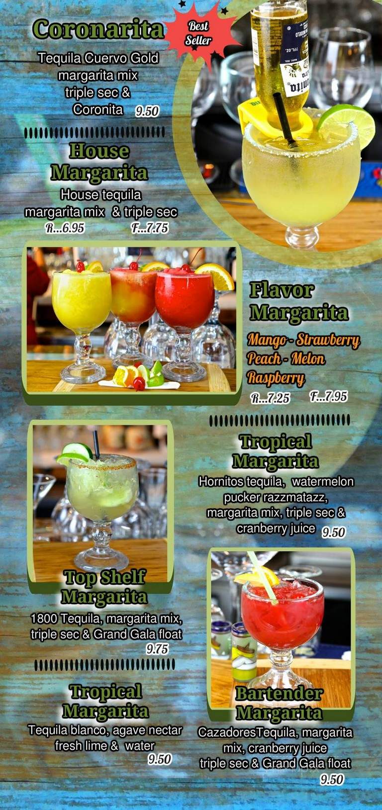 Azul Tequila - Arcadia, FL menu_pic