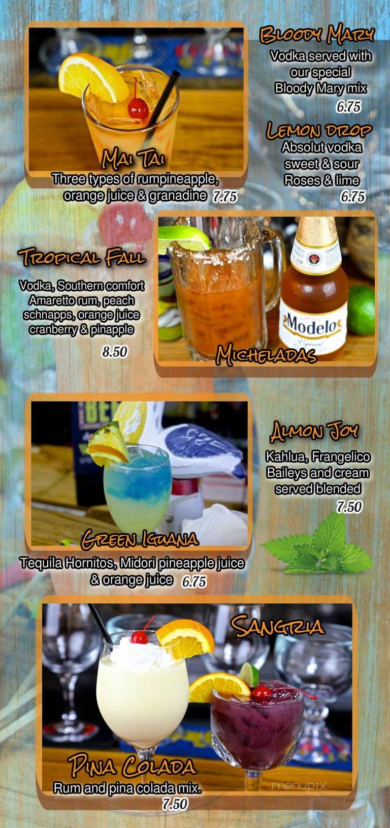 Azul Tequila - Arcadia, FL menu_pic