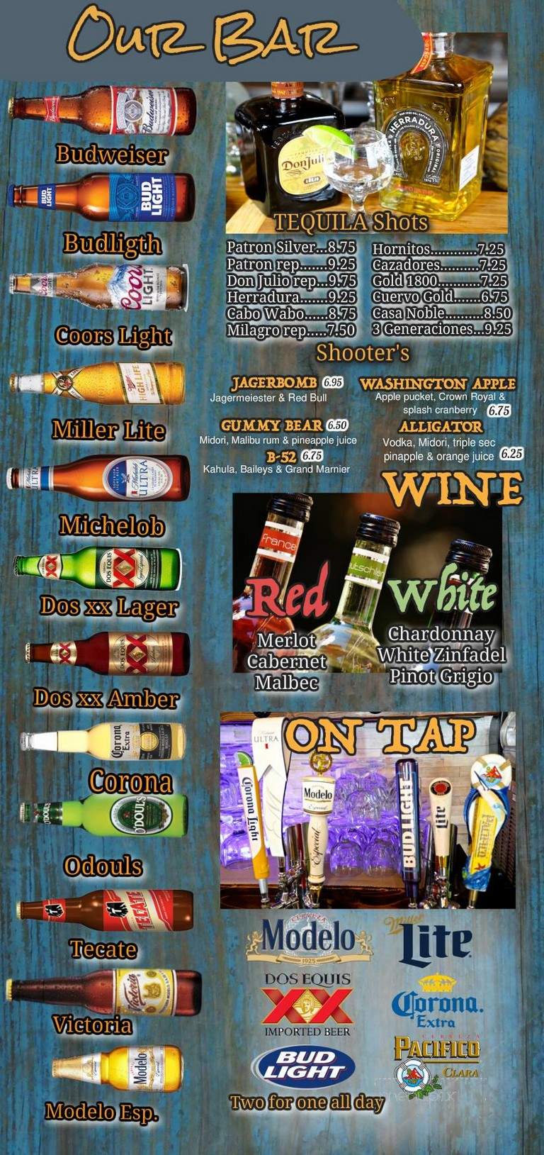 Azul Tequila - Arcadia, FL menu_pic