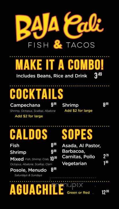 Baja Cali Fish & Tacos - Alhambra, CA