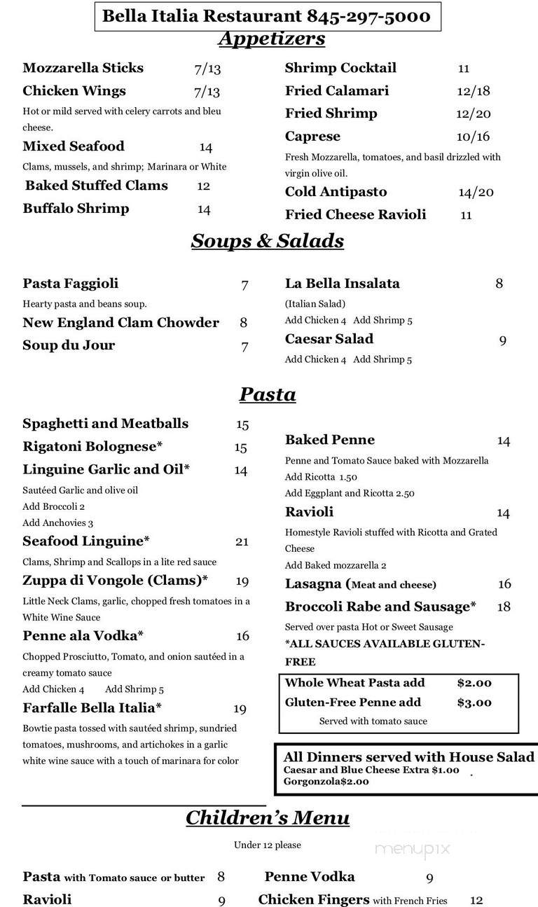 Menu Of Bella Italia Restaurant In Wappingers Falls NY 12590 menu-of-bella-italia-restaurant-in-wappingers-falls-ny-12590