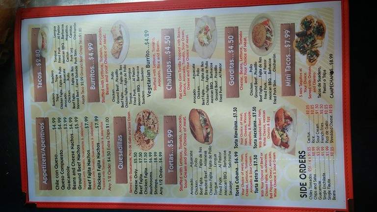 Beto's Mexican Restaurant - Austin, TX menu_pic