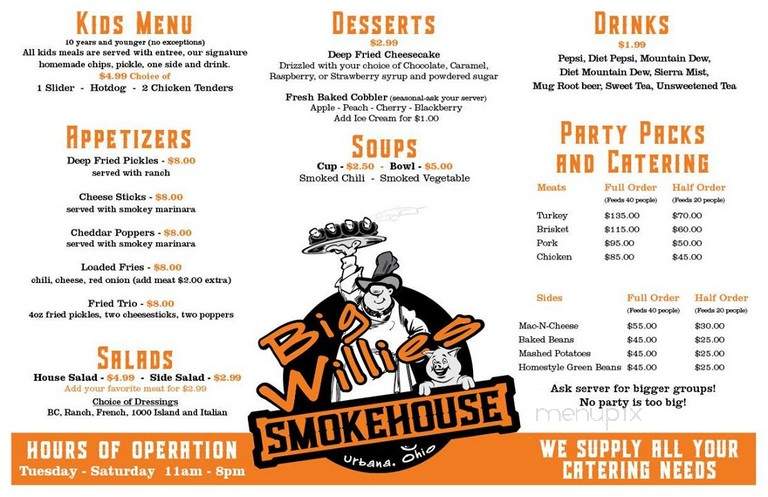 Big Willie's Smokehouse - Urbana, OH