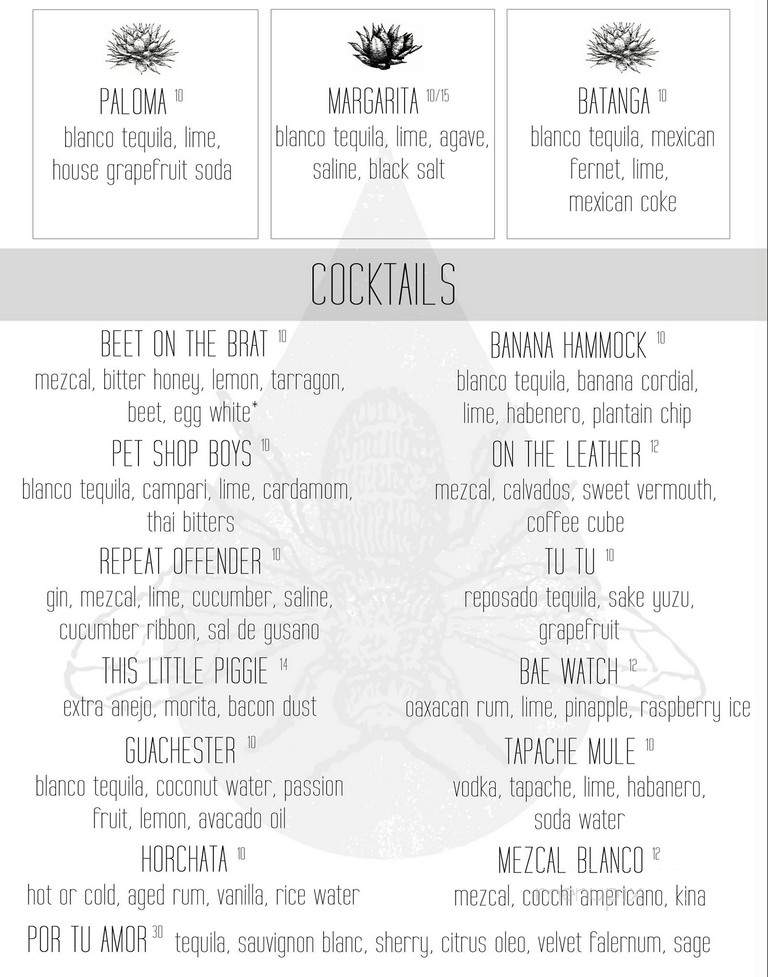 Bitter Honey - Rochester, NY menu_pic